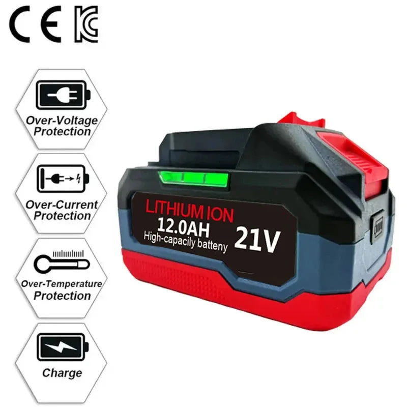21V New model, high compatibility.for Makita  21V 12.0Ah Replacement Lithium Ion Battery Compatible With Cordless Power Tools