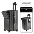 COLENARA High Quality Suitcase ABS+PC Boarding Box Large Capacity Trolley Case 20"24"26"28"30 Inch Front Opening Laptop Luggage