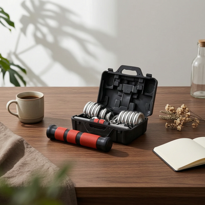 Dumbbell Set with Storage Case Non - Slip with Adjustable | SAMAG