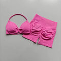 Yoga Set for Women, Fitness, Breathable, Quick Drying Training, Beautiful Back, Gathered Underwear, High Waist, Hip Lifting Shor