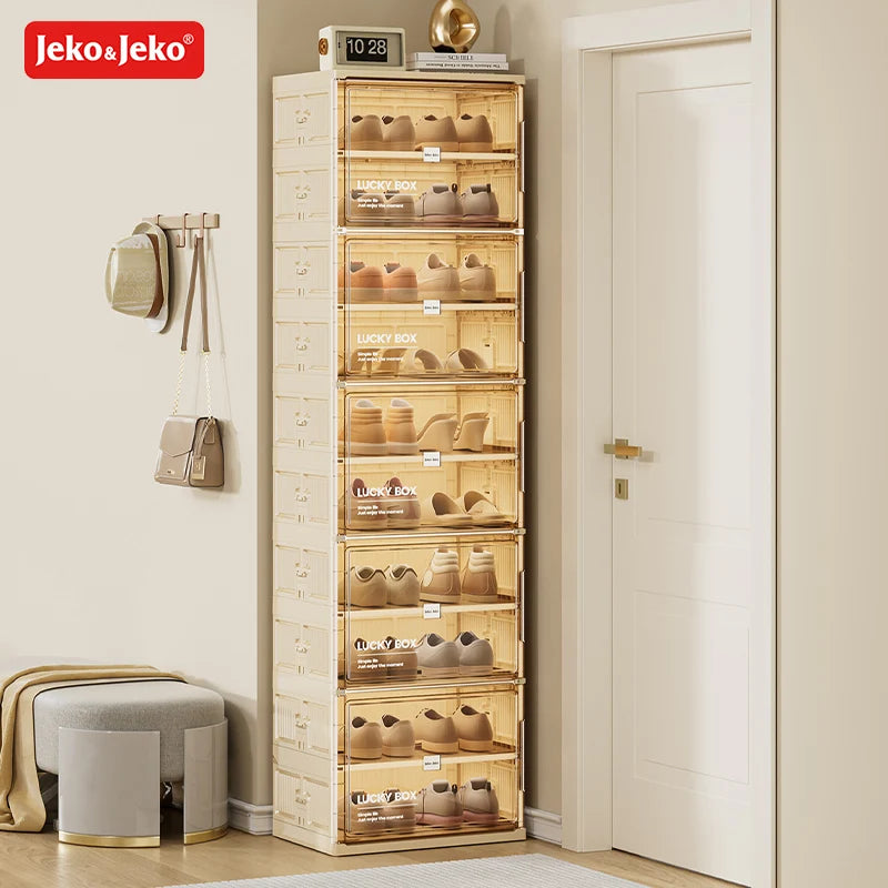Jeko&Jeko Durable Adjustable Space Saving Cabinet Closet Stand Shoes Storage Shoebox Organizer - View 5 | SAMAG