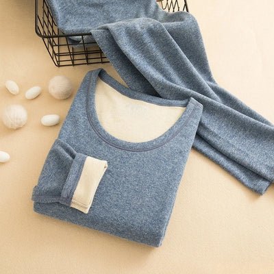 Wool Silk Thermal Underwear Set Double-sided Cashmere | SAMAG