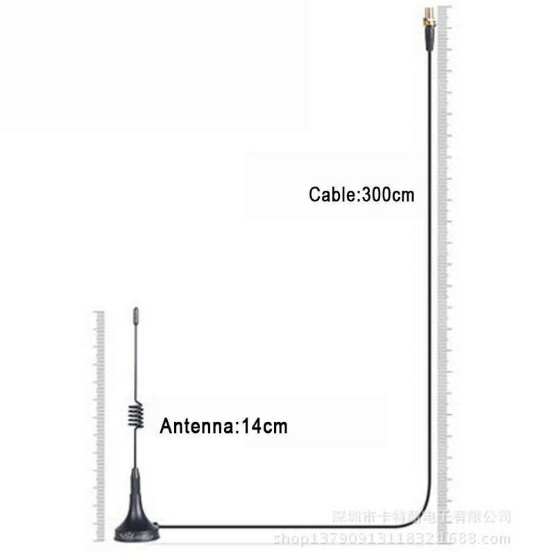 1Pc Antenna For BaoFeng 888s UV-5R Walkie-talkie SMA-Female Dual Band Car Radio Accessories 10W 50ohms Antenna With 3m Cable New