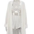 Marthaqiqi Casual Women Nightgowns Set V-Neck Sleepwear | SAMAG