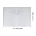 Wallet Envelope Bag A5/A4 Plastic Paper Storage Document Bags Transparent File Holder A5/A4 File Bag