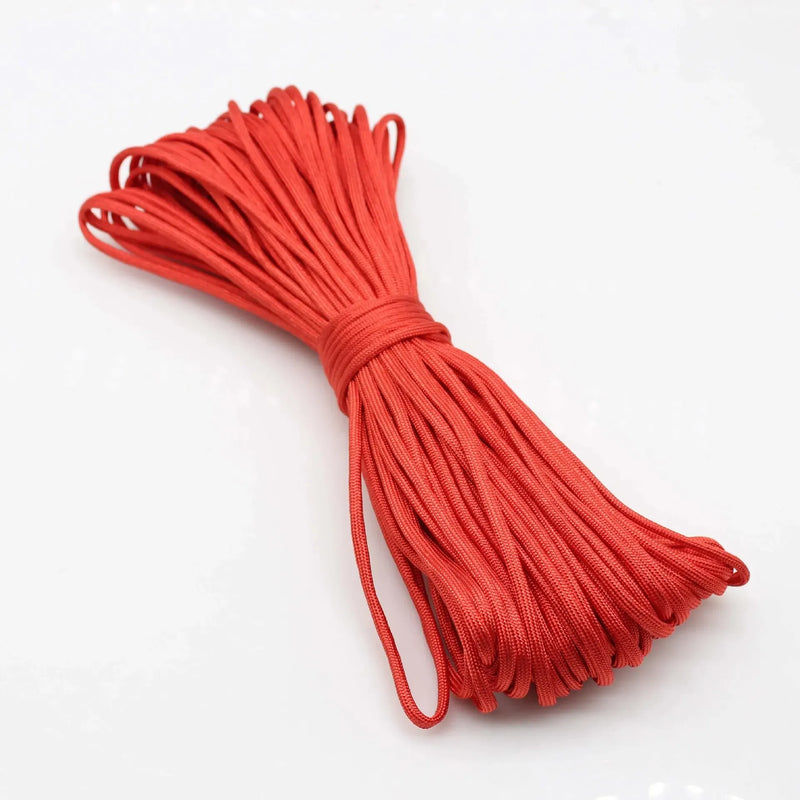 30M Paracord Outdoor Camping, Survival Lanyard, Parachute Rope, Walking Tent Accessories