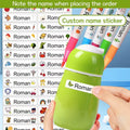 Custom Name Stickers Personalized Waterproof Labels | SAMAG