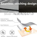 1pcs Men's Shapewear Coated Silver Vest Exercise slimming corset Compression Sweat Reducing Fat Sauna Tops Men Waist Trainer