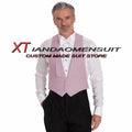 Men's Suit Vest Wedding Groom Sleeveless Jacket Lapel Formal Waistcoat Party Slim Fit Vests for Male chaleco hombre