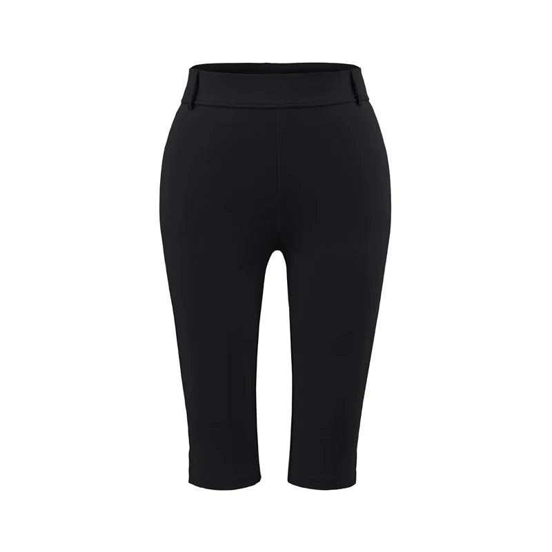 Women's Skinny Capri Pants With Side Split - View 7 | SAMAG