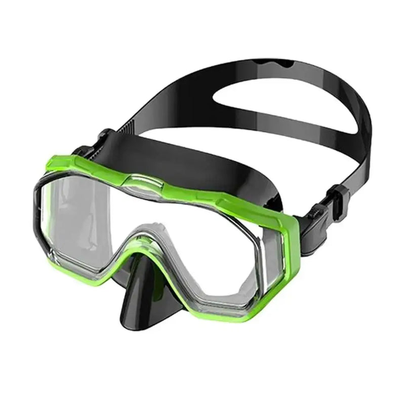 Unisex PC Glass Swim Goggles with Nose Cover PVC Strap | SAMAG