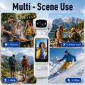 Ourlife 4K Action Camera 180° Rotatable For YouTube Vlog Video Recording Record Life Handheld 1.97 Inch Screen Sports Camera
