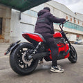 8000W Mid-Drive Belt Motor Electric Motorcycle 300km Type2 Fast Charge 200mm Wide Tire Adjustable Inverted Shock Customizable