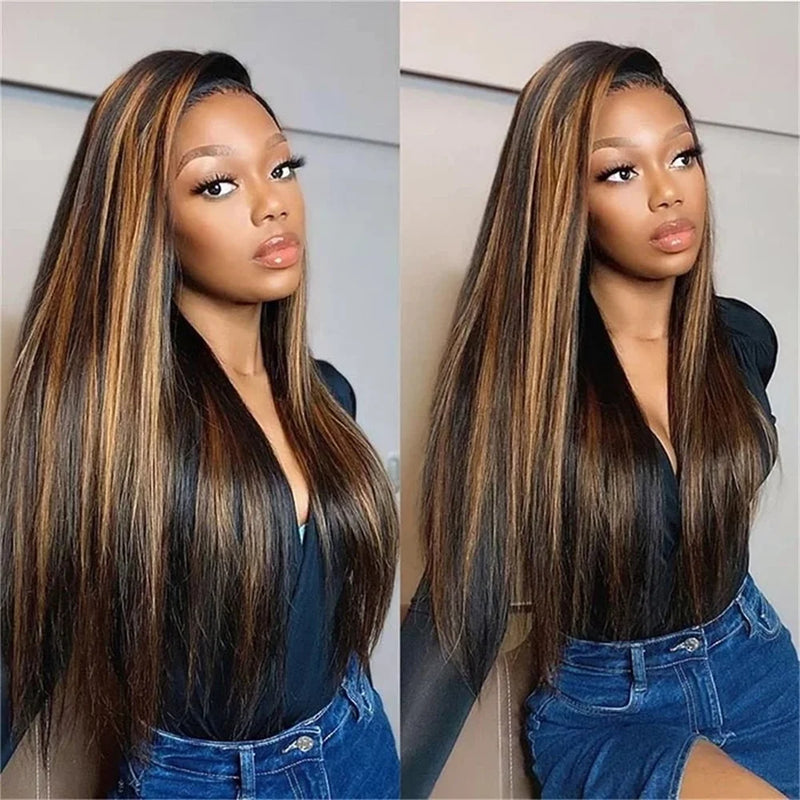 12A Highlight P4/27 Straight Bundles Human Hair Honey Blonde P1B/30 P1B/99J Colored Bundles Human Hair Remy Hair Extensions