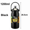 Outdoor Portable Thermos with Straw 304 Stainless Steel Thermal Mug Tumbler Cup Sports Vacuum Flasks Cold and Hot Water Bottle