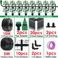 Garden Automatic Watering System Drip Irrigation Kit 4-Way 4/7mm to 3/5mm Hose Dripper for Pot Plant Vegetable Bonsai Greenhouse
