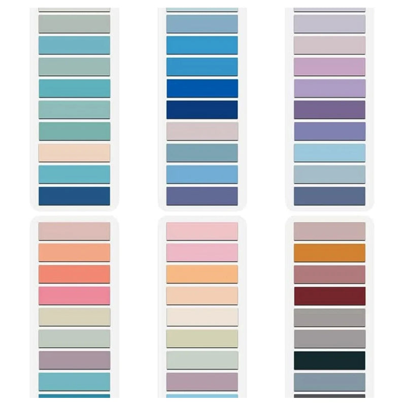 200-14400Sheets Transparent Index Creative Memo Pads Sticky Note Book Tabs Office School Stationery Self-Adhesive Stickers