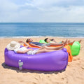 Inflatable Sofa Beach Air Sofa Folding Camping Inflatable Sofa Bed Sleeping Bag Single