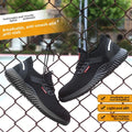 Safety Shoes Work Sneakers Steel Toe Men Women Anti Smash Puncture Proof Work Boots Indestructible Safety Shoes Light Breathable