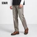 Semir Men Jeans Retro Washed Loose Straight Autumn Soft | SAMAG