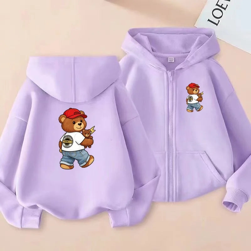 Children's Sports Jackets, Cute Animated Printed Zipper - View 13 | SAMAG