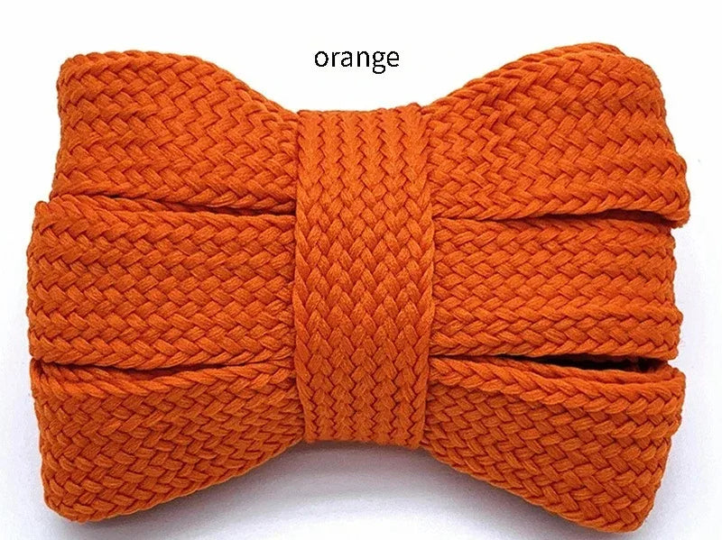 2CM Fat Shoe Laces for Campus Sneakers Thick Wide Shoelaces Replacement Laces Solid Color Flat Shoelace Sturdy Not Easy to Break