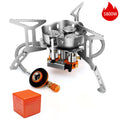 3500/5800W Big Power Gas Stove Camping BBQ Picnic Burner Portable Outdoor Windproof Fishing Hiking Heating Stove Wholesale