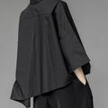 Y2K Women Streetwear Loose Summer Tops Academic Irregular - View 3 | SAMAG