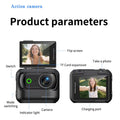 ANSVICAM 4K Mini POV Magnetic Sports Camera Anti-shake Portable Vlogging Camera with Charging Case Wearable Body Thumb Cameras