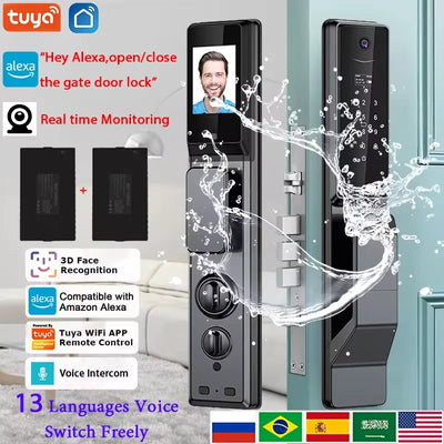 Waterproof Outdoor Smart Lock Wifi Alexa Tuya APP | SAMAG