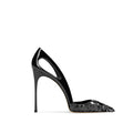 Silver Sequined High Heels Women's Pointed Heels 2025 Summer New