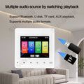 Mini wall amplifier Background music player Bluetooth sound control panel home audio amplificador with ceiling speaker