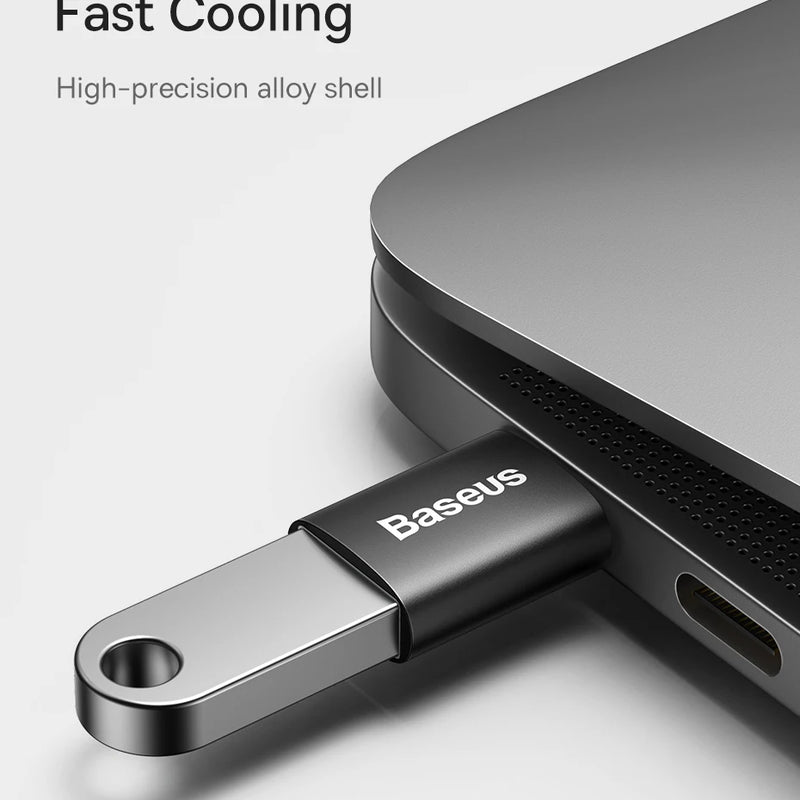 Baseus USB 3.1 OTG Adapter USB Type C to USB Female Converter For Macbook Pro Air Samsung S22 Xiaomi USB-C USBC OTG Connector