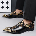 Men‘s Steel-toe Cap Toe Oxford Shoes British Style Leather Business Casual Dress Shoes  Comfortable Breathable Men‘s Shoes