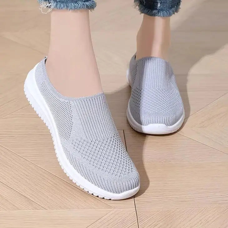 Women's Summer Shoes Plus Size Casual Single Ladies Shoes Soft Sole Cover Half Slippers Sale Shoes with Free Shipping