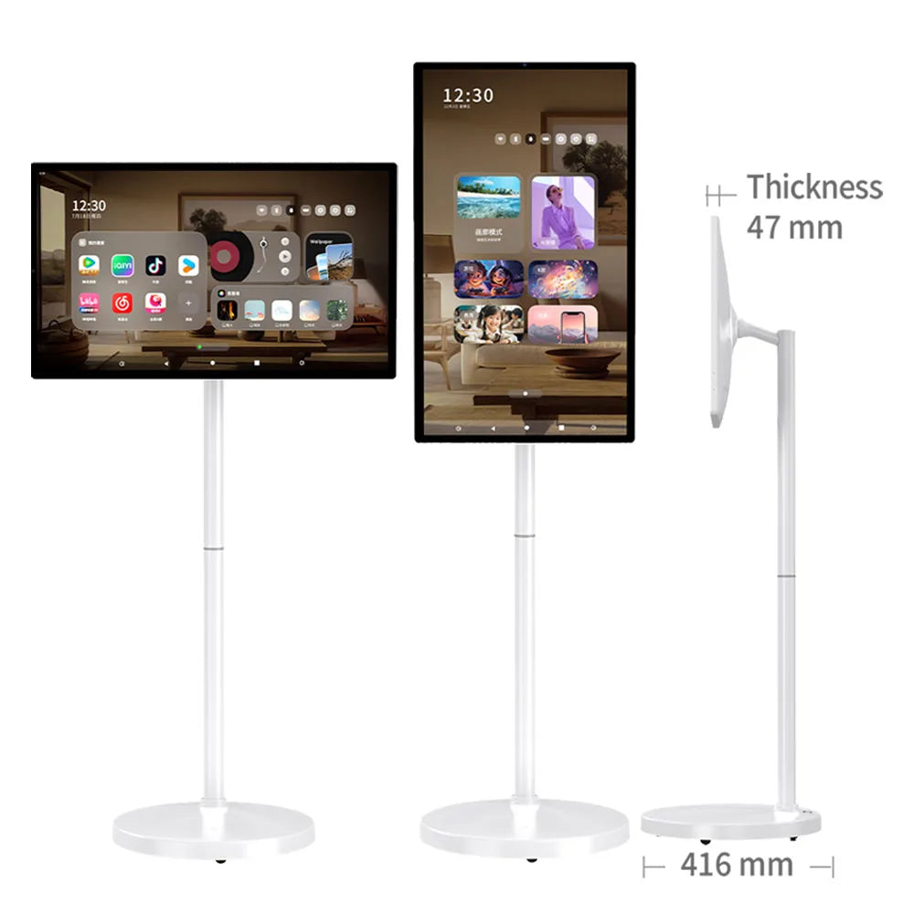 Wholesale Smart Led Screen Portable Handheld Tv Android Stand by Me Movable Touch Screen with Camera Free Standing Portable Tv