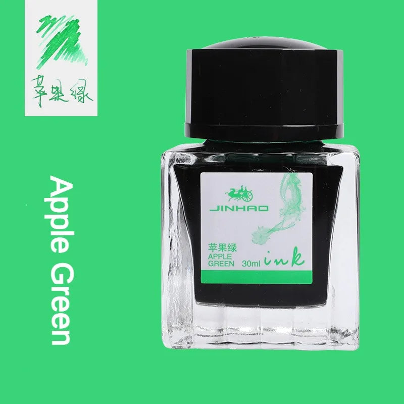 Jinhao Fountain Pen Chinese ink 30ml Color Glass Bottled Ink Writing Drawing ink Cartridge Office School Supplies Stationery