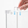 4X Silicone Transparent Anti-collision Fish Tank Corner Protector Adhesive Free Protective Cover Aquarium Accessories