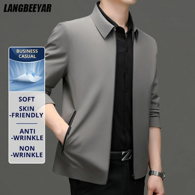 High End Anti Wrinkle Mature Men Business Dad's Outfit | SAMAG