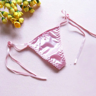 Silk Thong G-string Lace Sexy Underwear Women Panties | SAMAG