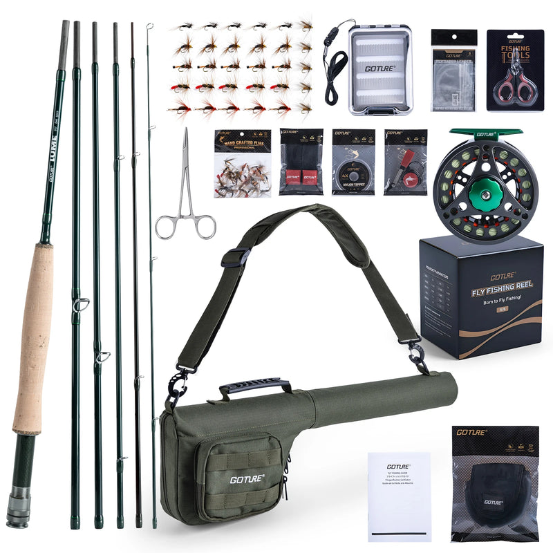 Goture Fly Fishing Kit - 5/6 Weight Rod Reel Combo | SAMAG
