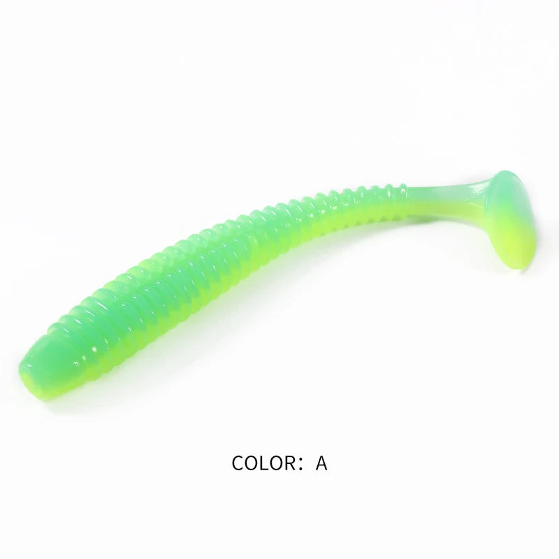 2023 Supercontinent Impact Ring Shad Fishing Lure Soft 20pcs 10pcs 6pcs Plastics Baits Swimbait Jigging Lure Artificial Baits