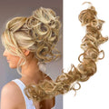 Messy Bun Hair Piece Curly Wavy Hair Bun Scrunchies Extensions Long Ponytail Extensions Ponytail DIY Wrap Around Bun Hair