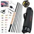 Goture 2.7M Fly Fishing Rod And Reel Combo Set Carbon cork handle Medium-fast Fly Rod Fly Reel & Line &Tool Accessories