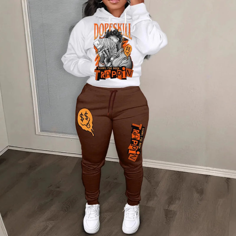 Autumn Winter Women's Tracksuit with Oversize Classic Two Piece Set Women Casual Hoodie&Trouser Suits Fitness Jogging Sports Set