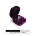 Yinbeini Wedding Ring Box Velvet Jewelry Box Collection Bracelet Necklace Pendant Storage Case Jewelry Display Organizer H030