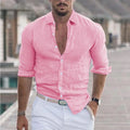 Summer Trend Men's Long-Sleeved Shirt - Casual Breathable | SAMAG