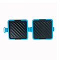 Portable Quick Heating Microwave Oven Toaster Removable Non-Stick Plates Silicone Microwavable Cookware Panini Press