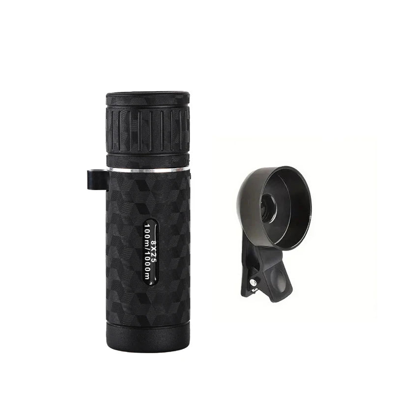 3000x25 Monocular HD Professional Adult Monocular and Mini Portable Telescope, Suitable for Outdoor Camping and Hunting