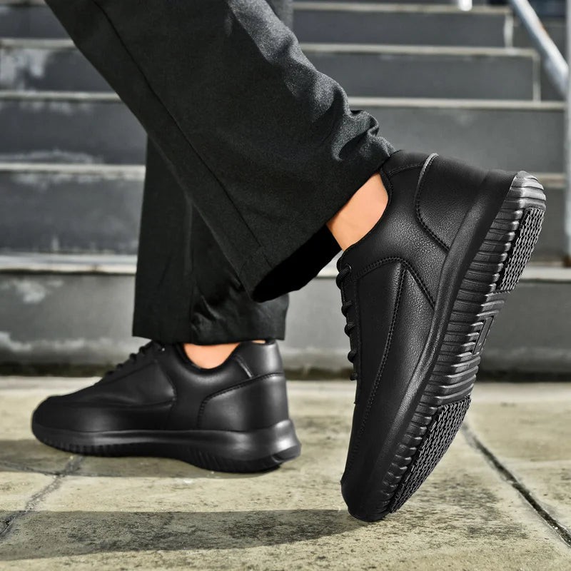 Chef shoes four season light non-slip oil-proof waterproof plus size men's kitchen work shoes fashion casual garden men's shoes